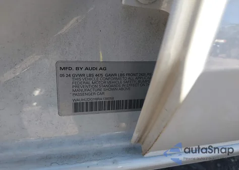 2024 Audi A3 Premium Plus 40 Tfsi Quattro S Tronic z USA, uszkodzony, nr VIN WAUHUDGY8RA138058